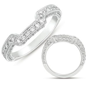 White Gold Matching Band
