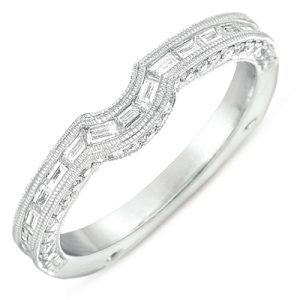 White Gold Matching Band
