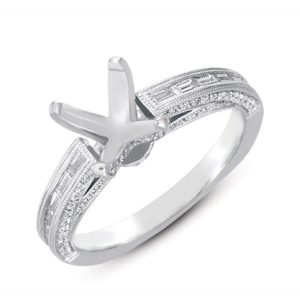 White Gold Engagement Ring