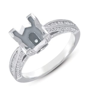 Palladium Diamond Band