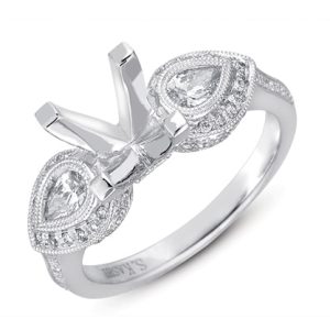 White Gold Engagement Ring