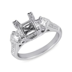 White Gold Engagement Ring
