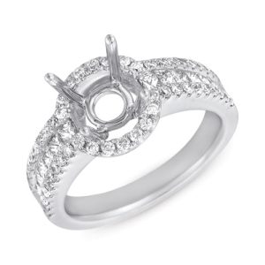 White Gold Engagement Ring