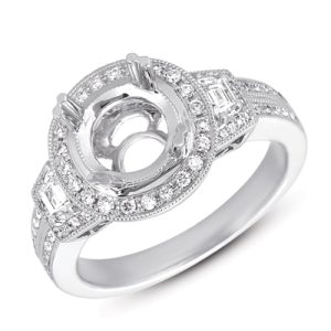 White Gold Engagement Ring