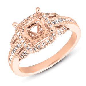 Rose Gold Engagement Ring
