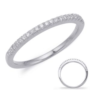 Palladium Diamond Band