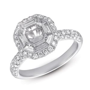 White Gold Engagement Ring