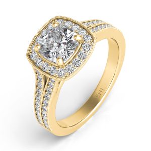 Yellow Gold Diamond Engagement Ring