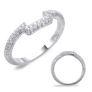 White Gold Pave Matching Band