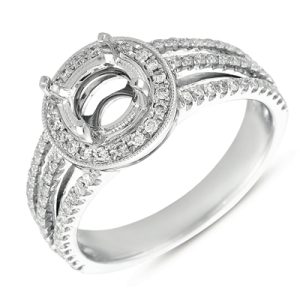Palladium Engagement Ring