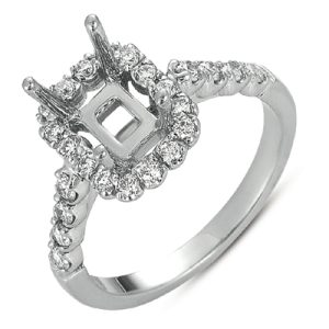 White Gold Engagement Ring