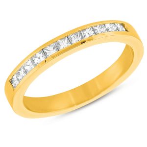 Yellow Gold Princess Band