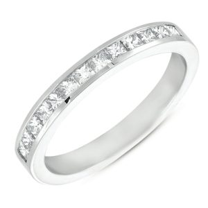 White Gold Matching Band