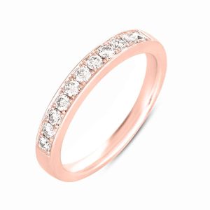 Rose Gold Pave Band