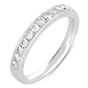 White Gold Pave Band