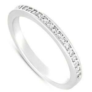 White Gold Matching Band