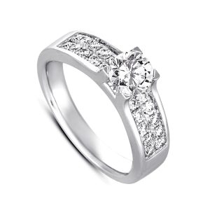 White Gold Engagement Ring