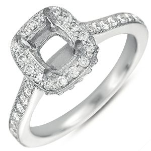 White Gold Engagement Ring
