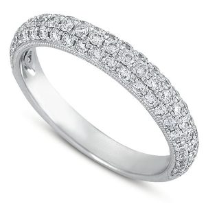 Platinum Pave Band