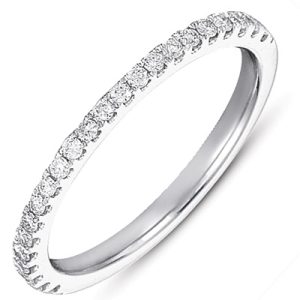White Gold Matching Band For En7186
