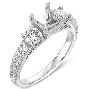 White Gold Engagement Ring
