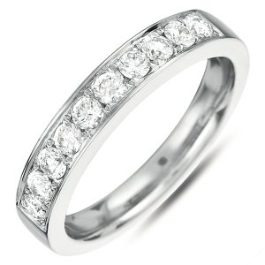 Platinum Pave Band