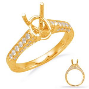 Yellow Gold Engagement Ring