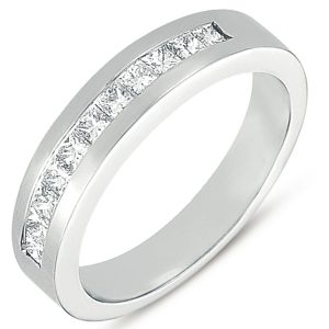 White Gold Diamond Band