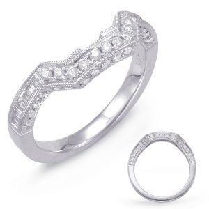 White Gold Wedding Band