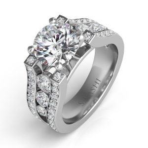 White Gold Engagement Ring