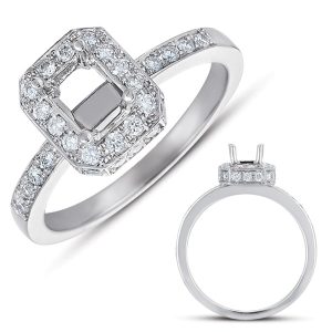 White Gold Engagement Ring