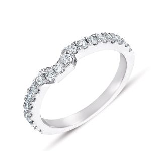 White Gold Matching Band