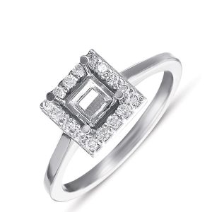 White Gold Engagement Ring
