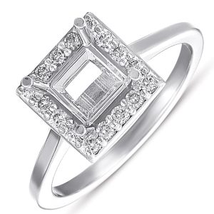 White Gold Engagement Ring