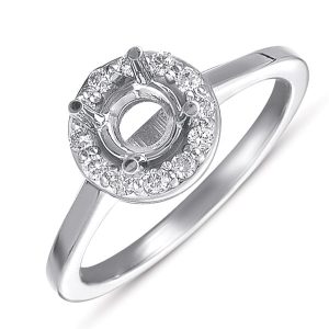 White Gold Engagement Ring