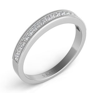 White Gold Matching Band