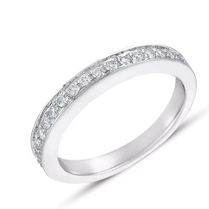 White Gold Diamond Band