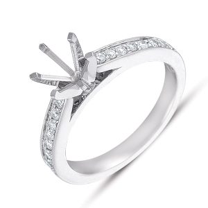 White Gold Engagement Ring
