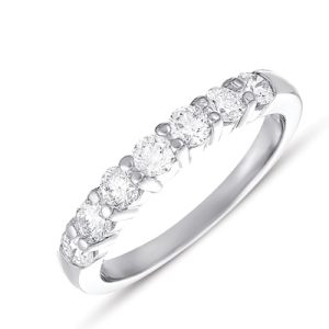 White Gold Diamond Band