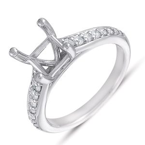White Gold Engagement Ring