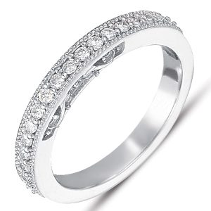 White Gold Diamond Band