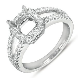 White Gold Engagement Ring