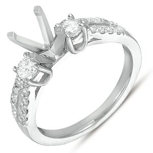 White Gold Engagement Ring