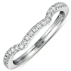 White Gold Matching Band For En7278