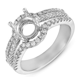 Palladium Engagement Ring