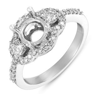 Palladium Engagement Ring