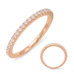 Rose Gold Diamond Band