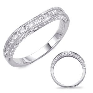 White Gold Wedding Band