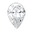 0.3 Carat Pear diamond