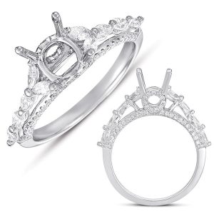 White Gold Engagement Ring White Gold Engagement Ring